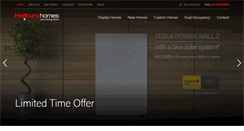Desktop Screenshot of hallburyhomes.com.au